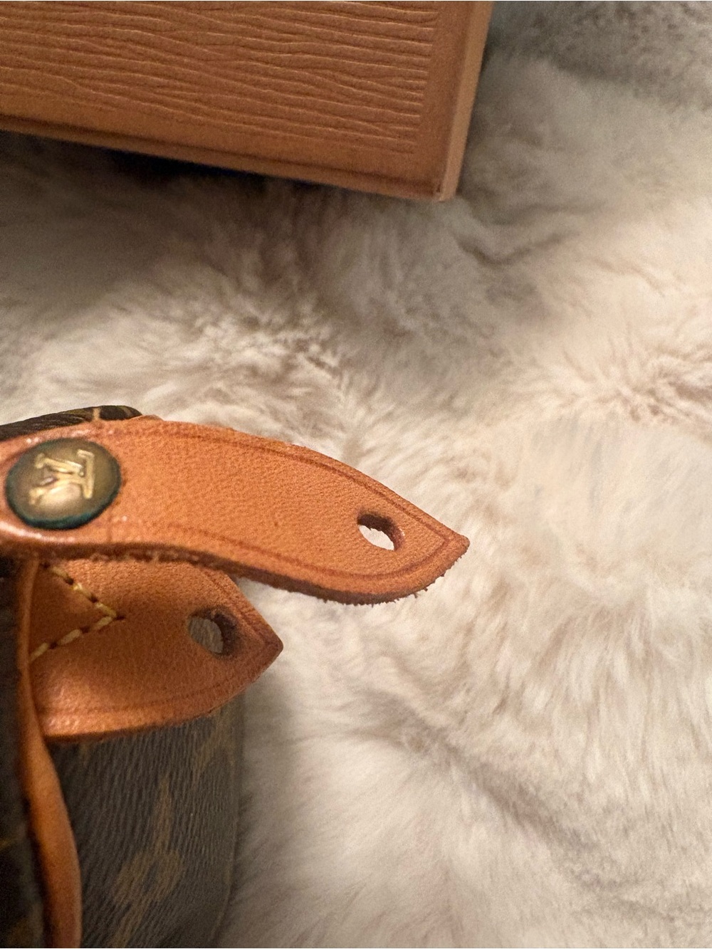 Louis Vuitton Brown and Tan Monogram Nano Bag - Picture 8 of 16